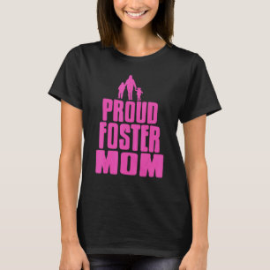 T-shirt Fier Foster Maman Cool Foster Parent Présente