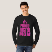 T-shirt Fier Foster Maman Cool Foster Parent Présente (Devant entier)