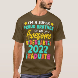 T-shirt Fier Frère Classe De 2022 Maternelle Graduatio