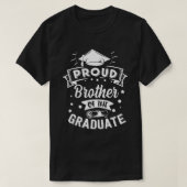 T-shirt Fier FRÈRE De La Diplômée (Design devant)