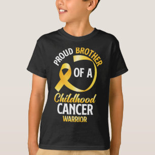 T-shirt Fier Frère D'Un Guerrier Du Cancer De L'Enfance Fr