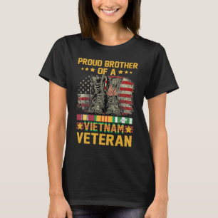 T-shirt Fier Frère D'Un Vieux Drapeau Viêt Nam Américain U