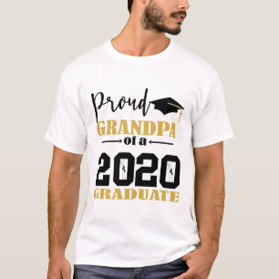 T-shirt Fier grand-père d'un diplômé de 2020