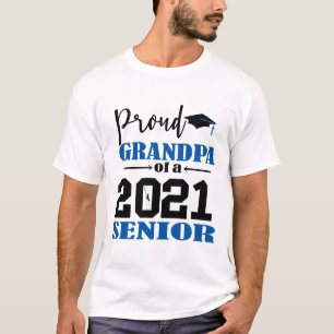T-shirt Fier grand-père d'un senior de 2021