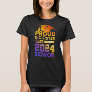 T-shirt Fier Grande Soeur D'Une Classe Supérieure 2024 De