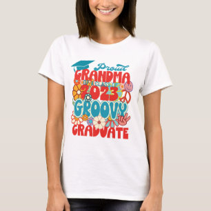 T-shirt Fier GRANDMA d'une classe de 2023 Graduate Retro