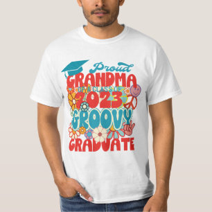 T-shirt Fier GRANDMA d'une classe de 2023 Graduate Retro