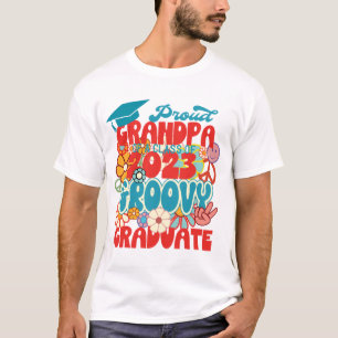 T-shirt Fier GRANDPA d'une classe de 2023 Graduate Retro