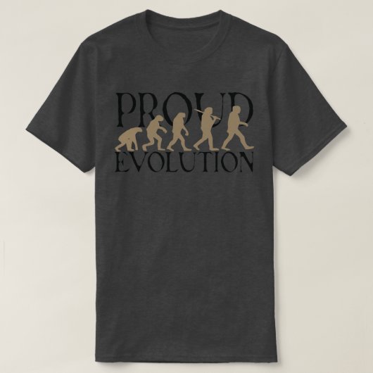 T-shirt Fier homme de l'évolution (Design devant)