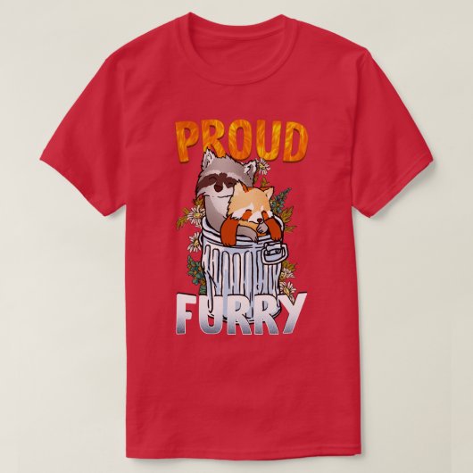 T-shirt Fier I Furries Cosplay Fandom 4 (Design devant)