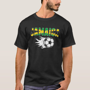 T-shirt Fier Jamaïcain Fans de football Jersey - Footba Ja