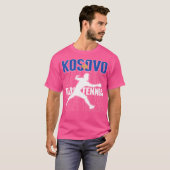T-shirt Fier Kosovo de tennis de table Fans Jersey Kosovan (Devant entier)