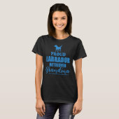 T-shirt Fier Labrador Retriever Grandma Wb (Devant entier)