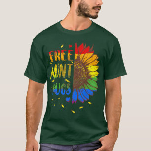 T-shirt Fier LGBT Free Tante Hugs LGBT Costume LGBT Gay Pr