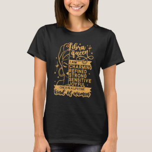 T-shirt Fier Libra Girl Femme Queen Libra Zodiac Personnel