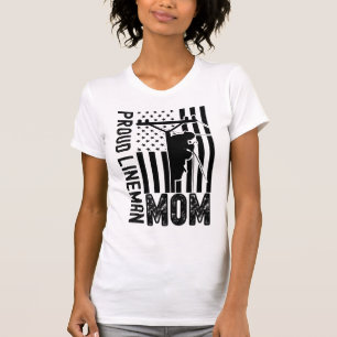 T-shirt Fier Lineman maman
