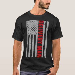 T-shirt Fier Livraison Fête des pères homme États-Unis Fla