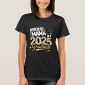 T-shirt Fier Mama d'un diplômé de 2025 (Devant)