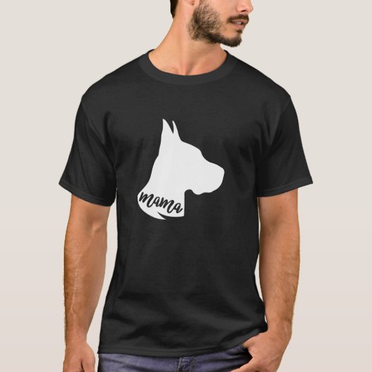 T-shirt Fier Mama Grand Dane Dog Cadeau (Devant)