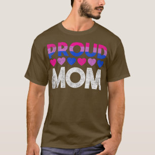 T-shirt Fier Maman Biseual Bi Pride Maman LGBT Biseul Drap