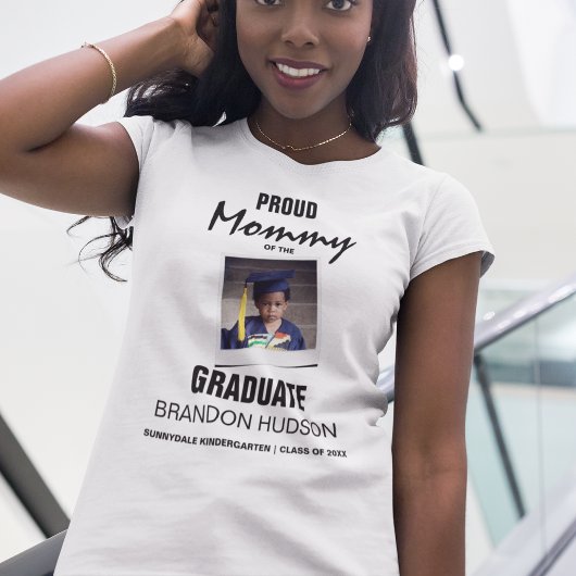 T-shirt Fier Maman customisée Du Diplômé | Photo