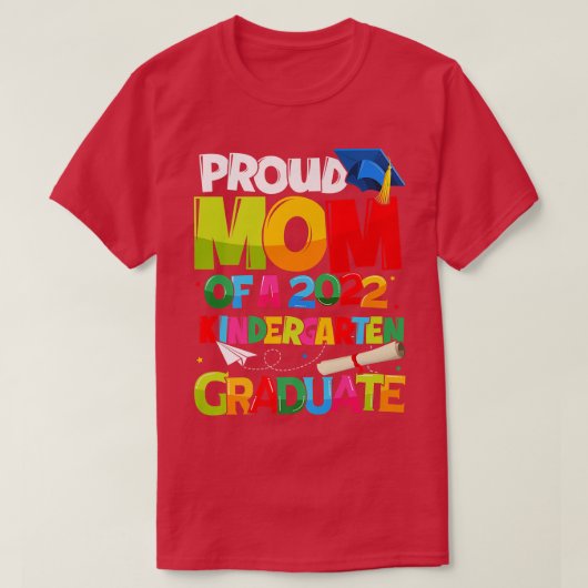T-shirt Fier Maman de 2022 jardin d'enfants Fête des mères (Design devant)