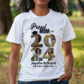 T-shirt Fier Maman de 2024 Graduate Custom Photo Collage