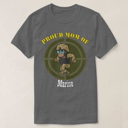 T-shirt Fier maman de la Marine (Design devant)