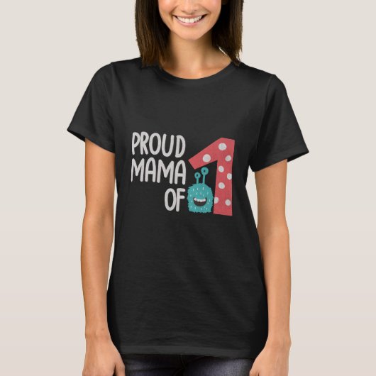 T-shirt Fier maman d'un (Devant)