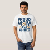T-shirt Fier maman d'un architecte (Devant entier)