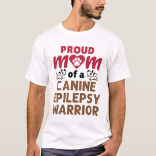 T-shirt Fier maman d'un guerrier de l'épilepsie canine