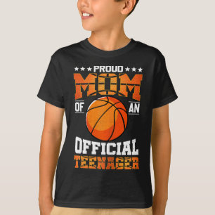 T-shirt Fier Maman D'Une Adolescente Officielle Mère Sketl