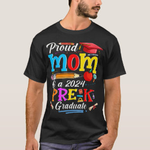 T-shirt Fier Maman D'Une Famille Amusante Pré-K 2024 Lo