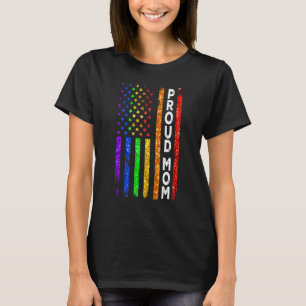 T-shirt Fier Maman Lgbt Maman Rainbow Lgbtq Drapeau Lgbt G