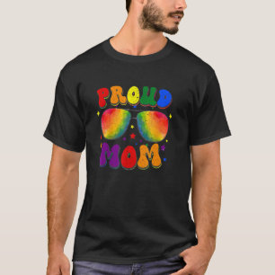 T-shirt Fier Maman Mama LGBT Pride Drapeau Drapeau Gay pri