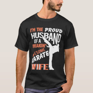 T-shirt Fier mari Karate Femme - Funny Karate Shirt