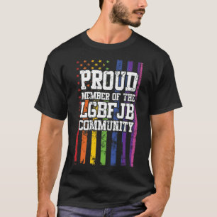 T-shirt Fier Membre De La Communauté Lgbt Jb (1) -Standar