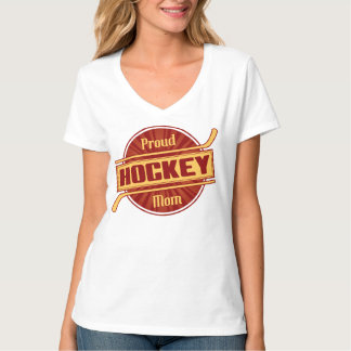 T-shirt Fier Mère de Hockey, Avec Nom Et Numéro