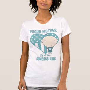 T-shirt Fier Mère De Quelques Enfants En Bombasse