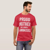 T-shirt Fier Mère D'Un Couple Dumbasses Funny Parent Fier (Devant entier)