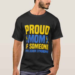 T-shirt Fier Mère Monde Syndrome de Down Maman