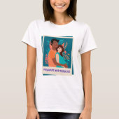 T-shirt Fier Mère première fois - Bébé sur le chemin Tee (Devant)