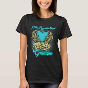 T-shirt Fier Mon Grand-Père Au Ciel Joyeux Père Jour De Mo