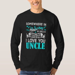 T-shirt Fier Mon Oncle Au Ciel Bonne Fête des pères Fière