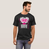 T-shirt Fier nageurs Mère Cool nager Mère (Devant entier)