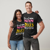 T-shirt Fier Nan D'Une Classe De 2023 Diplômé Senior 23 (Unisexe)