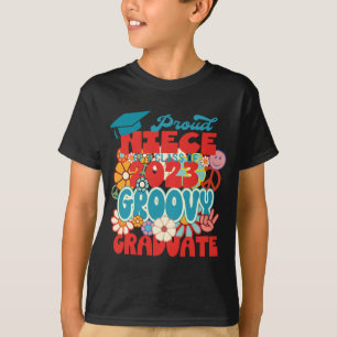T-shirt Fier NIECE d'une classe de 2023 Graduate Retro