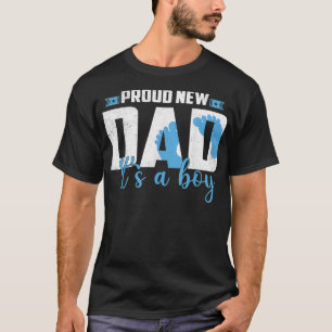 T-shirt Fier Nouveau Papa C'est un garçon Grossesse Genre
