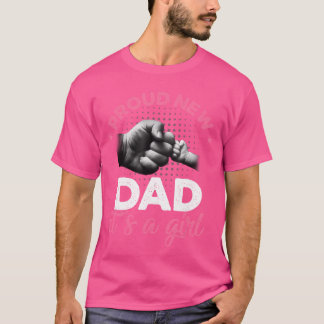 T-shirt Fier Nouveau Papa C'est Une Fille Promotedo Papaee