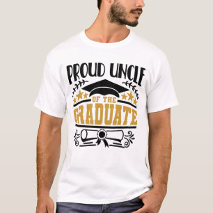 T-shirt Fier Oncle Du Diplômé